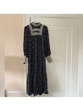 Sezane X Sea Lilith Maxi Floral Dress